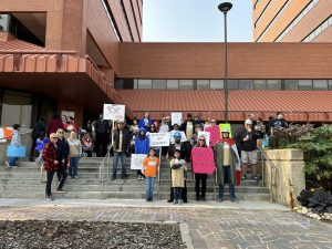 Dozens protest gender and sexual education in Fort McMurray