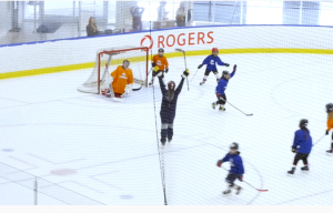 Otipemisiwak Métis at U9 Oilers Camp. Image from Otipemisiwak Métis Instagram