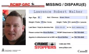 RCMP seek missing male