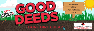 100.5 Cruz FM and Legacy Dodge present: Good Deeds Done Dirt Cheap – Bottle Drive in support of FMSPCA 