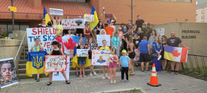 Ukrainian community rallies after Russia attacks children’s hospital