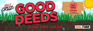 Good Deeds Done Dirt Cheap Back to School in support of the United Way