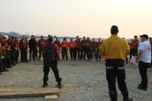 Crews prepare for deployment. -AB Wildfire