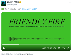 New Linkin Park Coming Friday