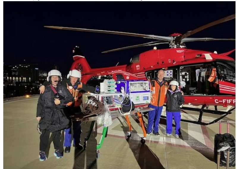 STARS Completes First Helicopter Neonatal Intensive Care Transport In Saskatchewan