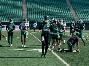 “We got to trend up going into the playoffs.” Roughriders will try and solve their road problems in Ottawa