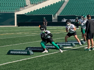 “You got to put your head down and work.” Roughriders RB Frankie Hickson is ready to turn his season around