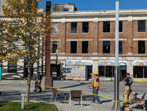 Heritage building damaged by fire to be torn down