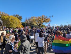 Students in Regina walk out of class in protest of pronoun legislation