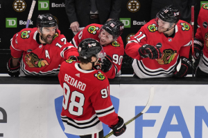 Chicago Blackhawks star rookie Bedard out 6-8 weeks after jaw surgery