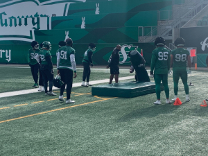 Roughriders defensive line geared for another Battle of the Trenches