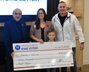 Hospital of Regina Foundation  unveils winners of 2023 Fall Home Lottery