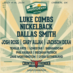 Nickelback Part of the 2024 Line Up for Country Thunder