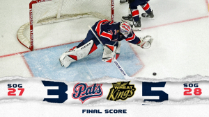 Pats drop opening game of lengthy home stand