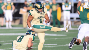 Rams K Galvan attending CFL Kicking Showcase