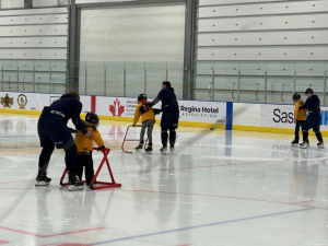 Regina Pats take the ice with Canadian Blind Hockey