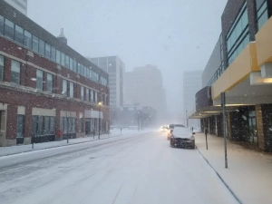 Windy with a bit more snow coming Wednesday