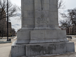 Victoria Park Cenotaph vandalized for second time in as many days