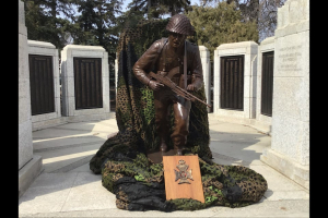 Statue to honour Royal Regina Rifles previewed at War Memorial