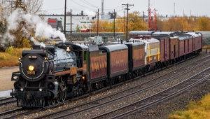 Historic steam engine to Chug Into Moose Jaw During Continental Trip