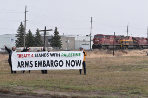 Six arrested during rail blockade in Regina