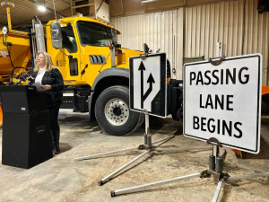 Highway #10 from Fort Qu’Appelle to Melville to receive passing lanes