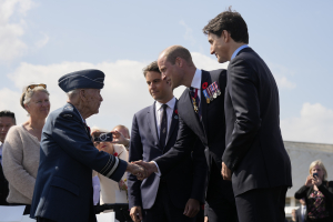 Canadians mark 80th anniversary of D-Day as sun shines on Juno Beach in Normandy