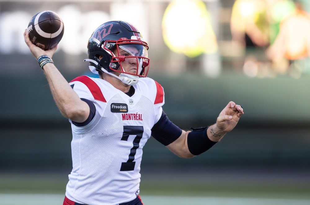 Argos to host Alouettes in battle of unbeaten East Division rivals