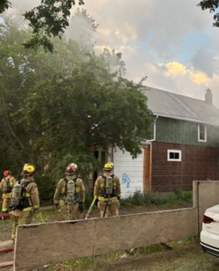 Fire crews tackle early morning house fire