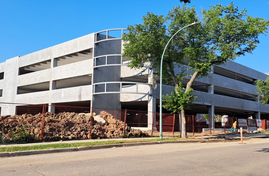 General Hospital Parkade Coming Along