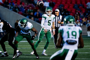 Roughriders and RedBlacks finish in a 22-22 Tie in a wild ending