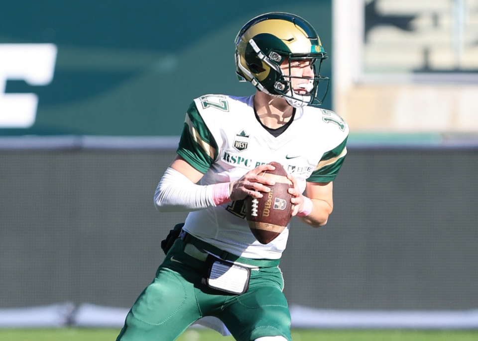 Rams QB Owen Sieben out with concussion for game against Huskies