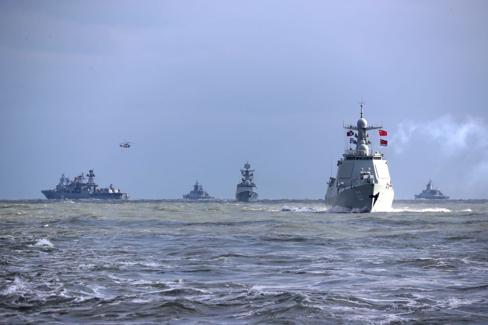 China announces joint naval, air drills with Russia