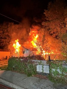 Garage Fire On Retallack Street in Regina