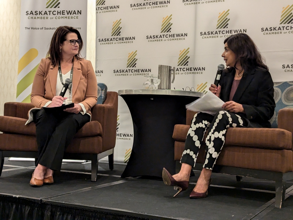 Carla Beck Takes Questions from the Saskatchewan Chamber of Commerce