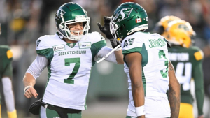 GREY CUP PLAYOFFS BOUND: Roughriders clinch spot in post-season with win over Elks