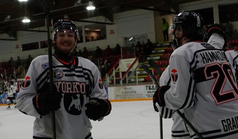 Callum Creig earns first SJHL shutout as Yorkton Terriers take down division rivals