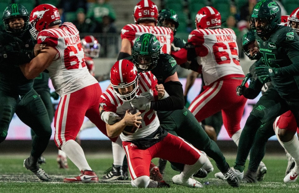 ‘Lacklustre, that wasn’t us’: Roughriders look to turn the page quickly after loss to Calgary