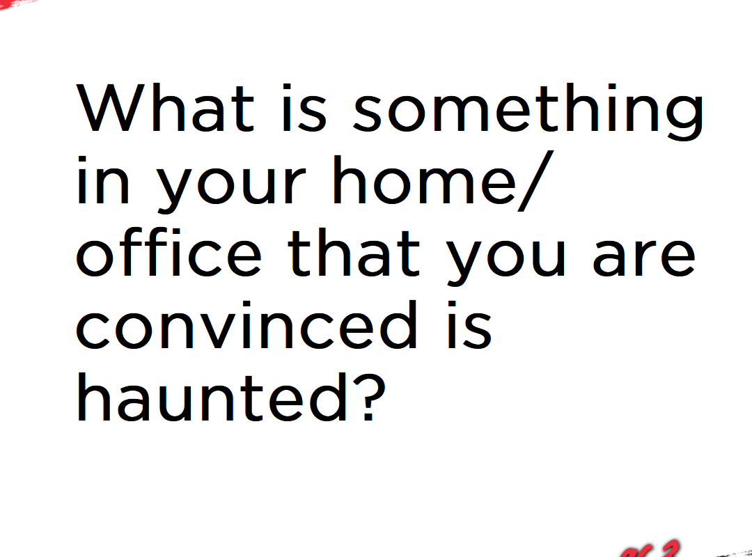 Who knew so many offices were haunted?