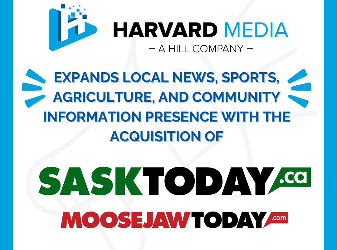 Harvard Media Acquires SaskToday.ca and MooseJawToday.com