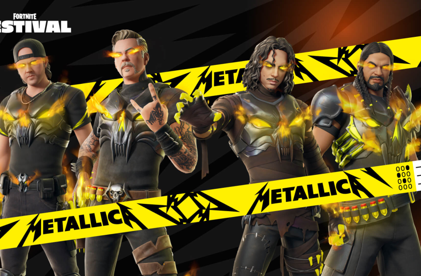 METALLICA IGNITES FORTNITE WITH A NEW MUSIC EXPERIENCE!