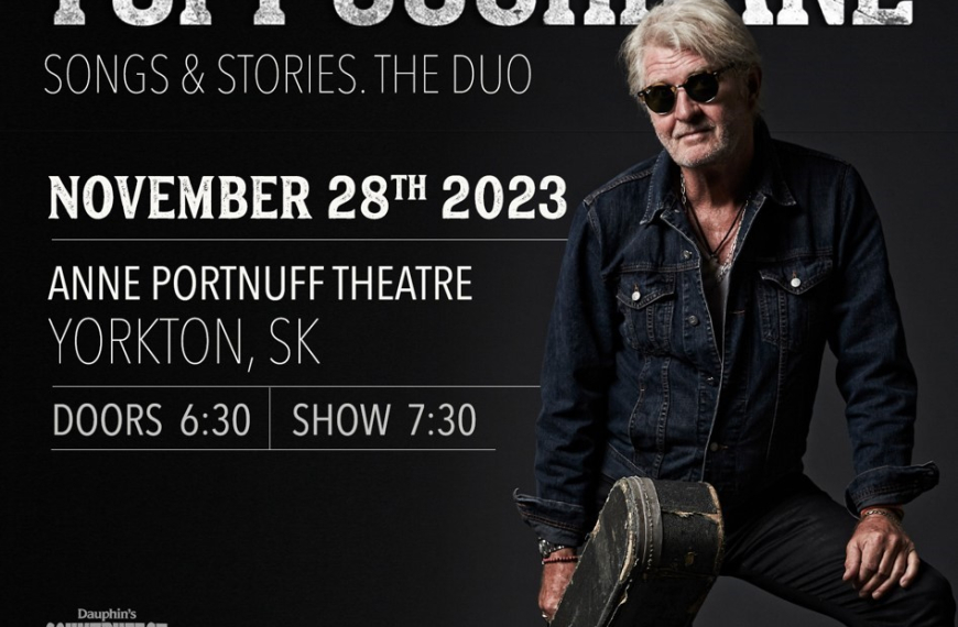 Tom Cochrane LIVE in Yorkton November 28th!