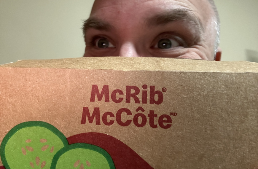 The Legend returns… Hello again, McRib!