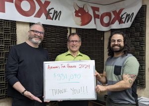 Wrapping up the Fox FM “Airwaves For Health” Radiothon!