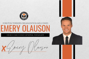 Yorkton Terriers (SJHL) name Olauson as new Head Coach & GM