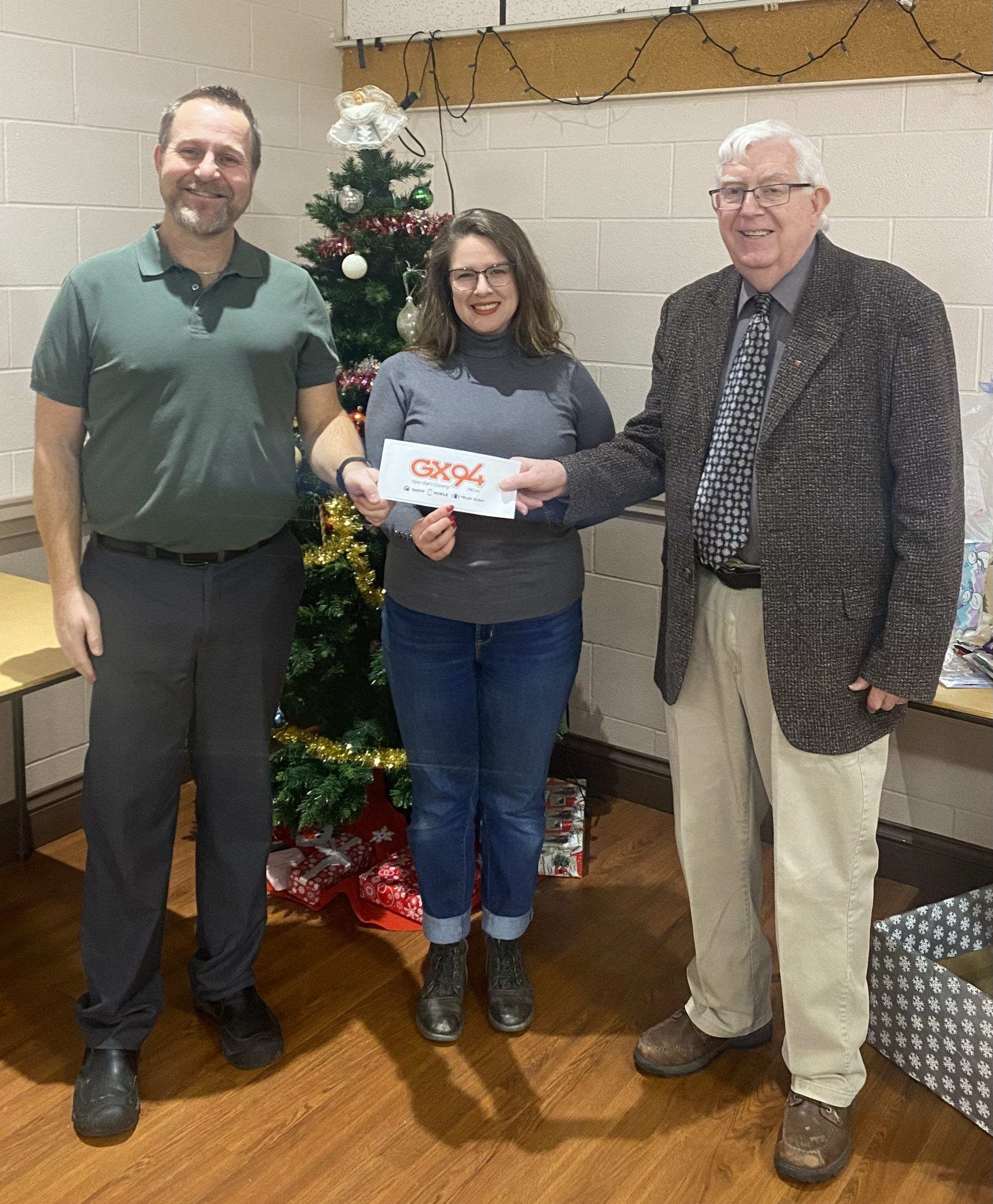 1,000.00 Donation in Churchbridge GX94 Radio