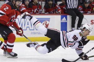 Blackhawks’ Bedard breaks his jaw, pausing the No. 1 pick’s stellar start to career