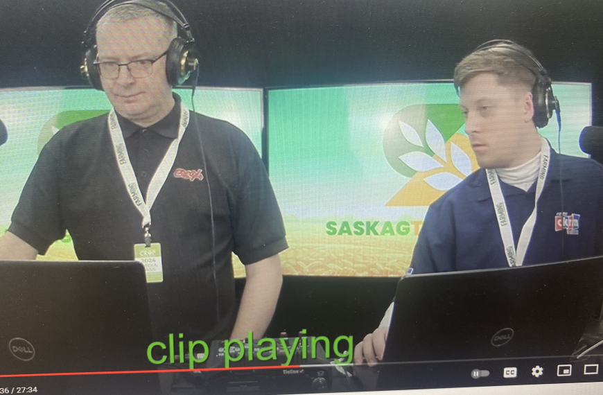 Day 3 of Sask Ag Today, live from the Western Canadian Crop Production Show in Saskatoon