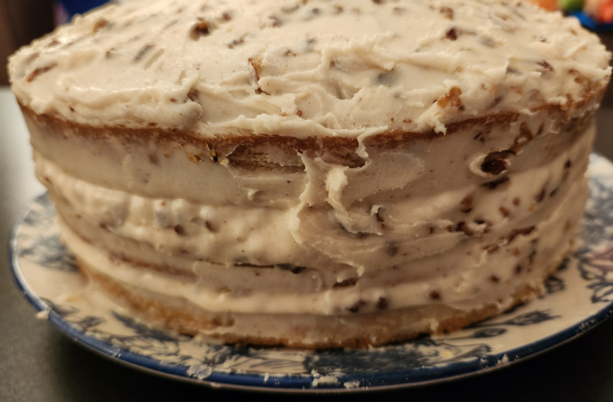 Toasted Butter Pecan Cake!