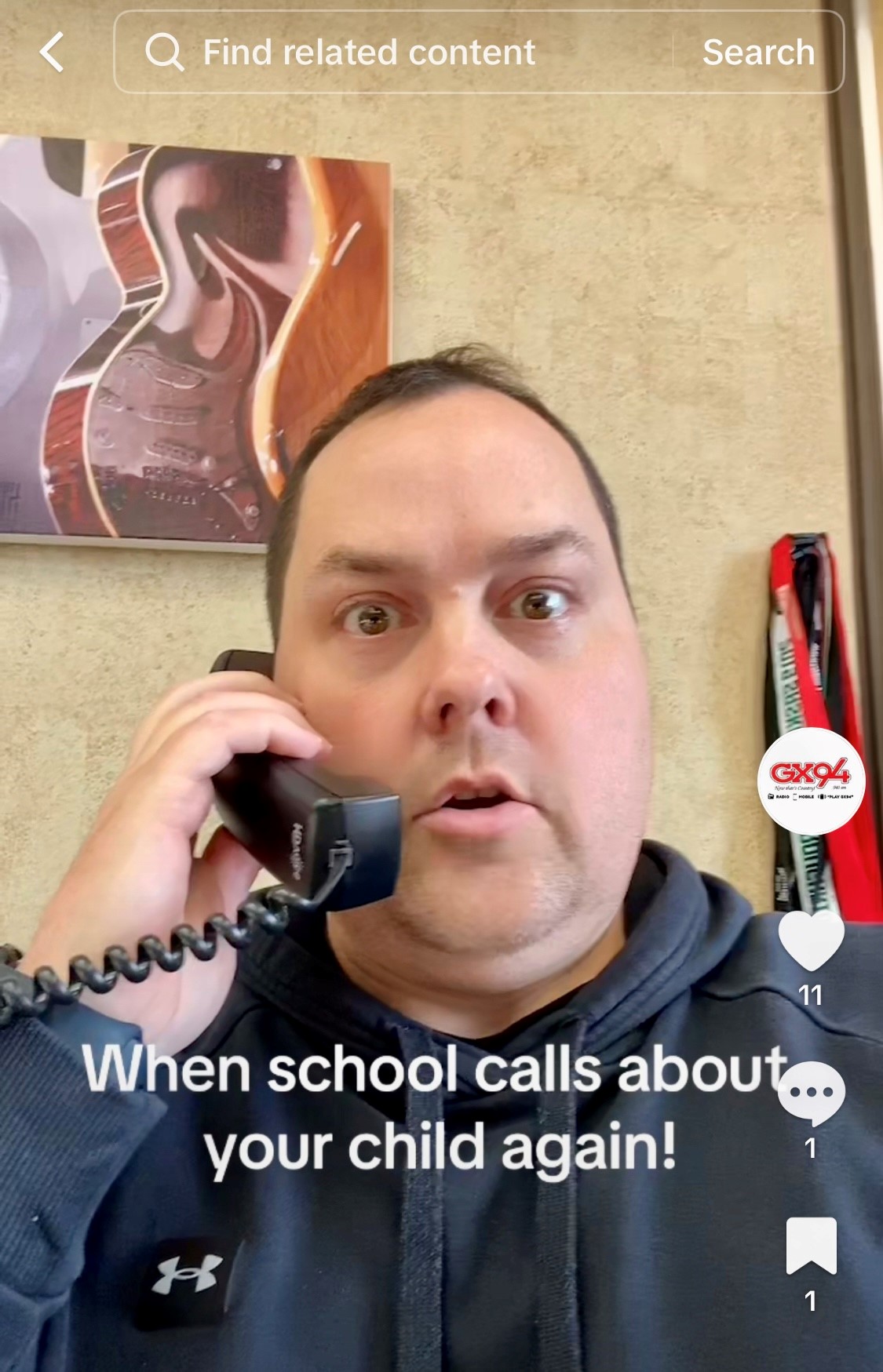 The Dreaded Phone Call For Parents. GX94 Radio